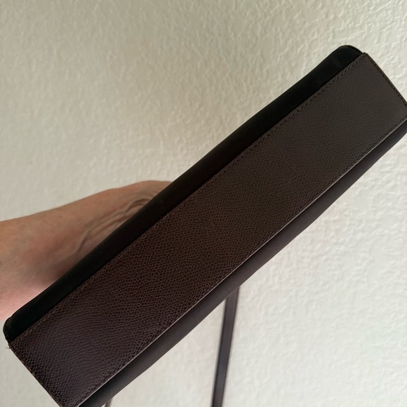 VTG Donna Karan Shoulder/Crossbody Bag~Brown - Picture 7 of 12